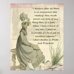 Pôster Amantes de livro de Austen