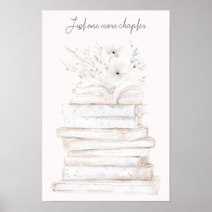 Poster Amantes de Livros Só Mais Um Capítulo