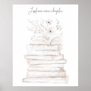 Poster Amantes de Livros Só Mais Um Capítulo
