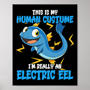Poster Amantes de os animais de Design de roupa de enguia