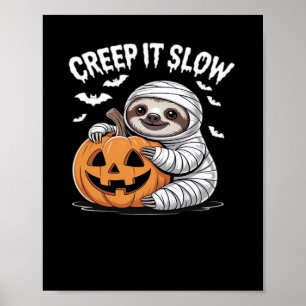 Poster Amantes de Preguiça Fofos Camiseta Essencial de Ab