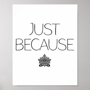 Poster Amantes de Yoga Esticam Só Porque Namaste Sem Desc
