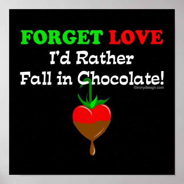 Pôster Amantes do chocolate (Frente)