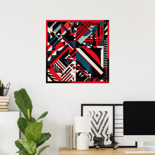 Poster Amantes do Deco de Arte Elegante