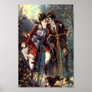Poster Amantes do vintage