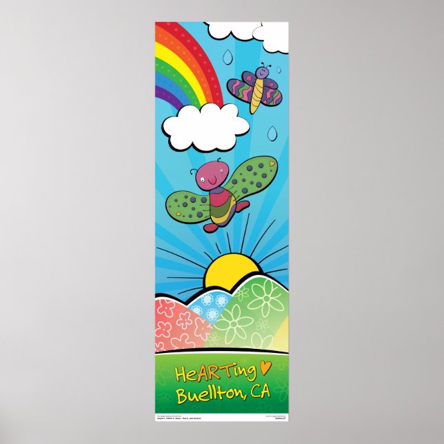Poster - Amar a Chuva - Buellton.Art (Frente)