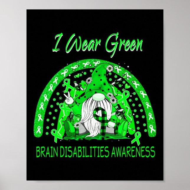 Poster Amar as Deficiências cerebrais do Gnomo Flor Sensi (Frente)