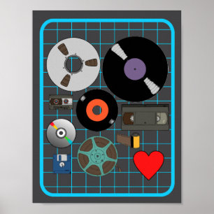 Poster Amar mídia física