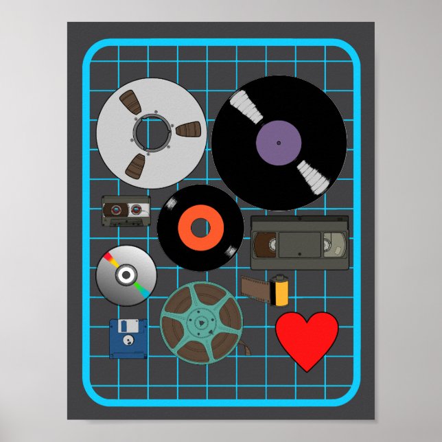 Poster Amar mídia física (Frente)