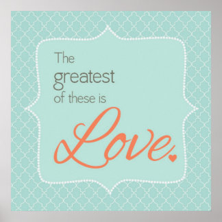 Pôster Amar o aqua e a arte da parede dos corais