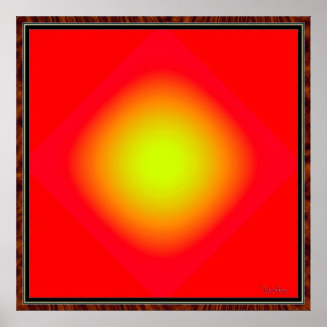 Pôster Amarelo brilhante (Frente)