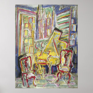 Poster Amarelo, Cello, Mellow