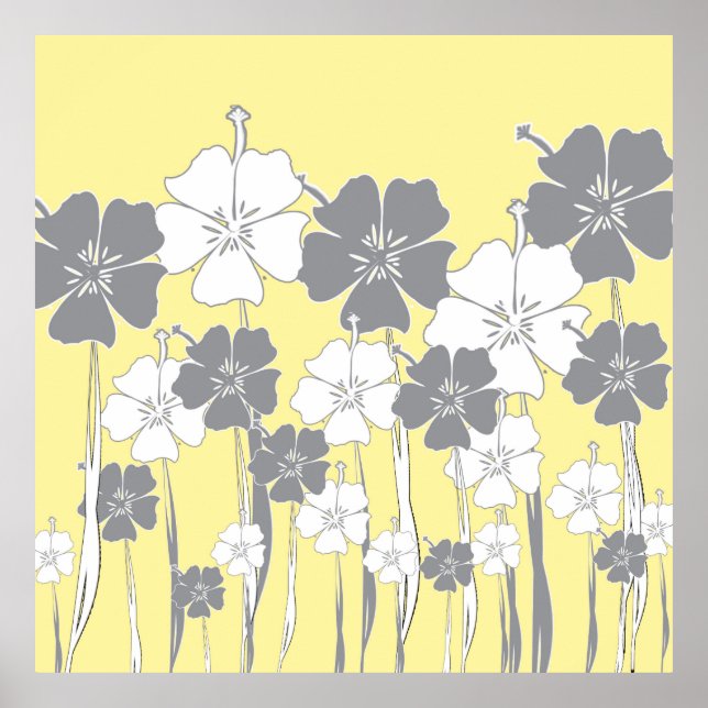 Poster Amarelo e Cinza (Frente)