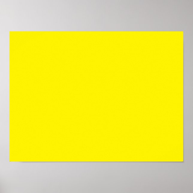 Poster Amarelo fluorescente (Frente)
