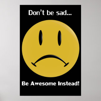 Pôster Amarelo Frowny