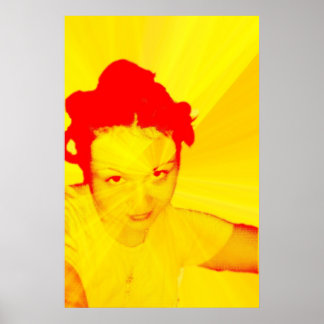 Poster amarelo melão