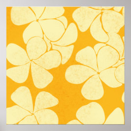 Poster Amarelo na plumeria amarela 2