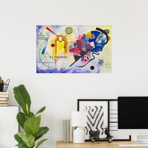 Poster Amarelo-vermelho-azul   Kandinsky