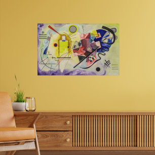 Poster Amarelo-Vermelho-Azul por Kandinsky