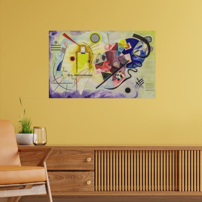 Poster Amarelo-Vermelho-Azul por Kandinsky (Sala de Estar 2)