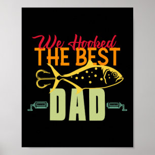 Poster Amarrou O Melhor Pai De Pesca Vintage Lure Padre D