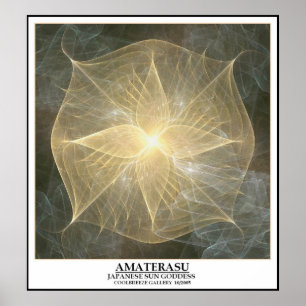 POSTER AMATERASU - DEUSA JAPONESA DO SOL