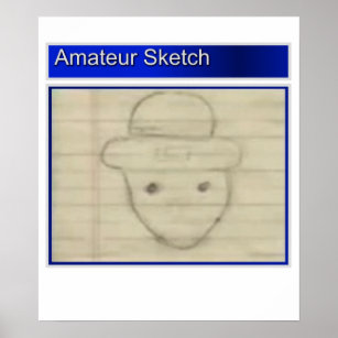 Pôster Amateur Leprechaun Sketch