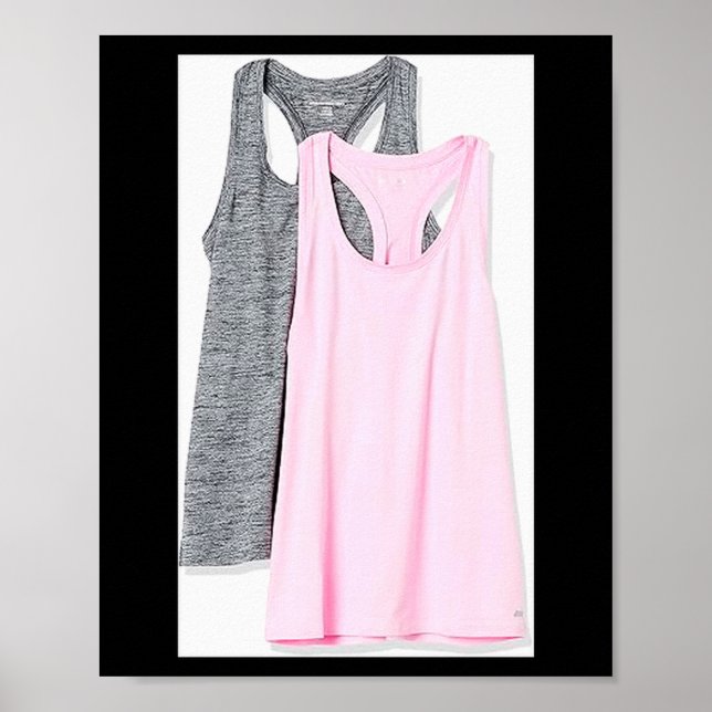 Poster Amazon Essentials Ativo Feminino Tecnologia de Sec (Frente)