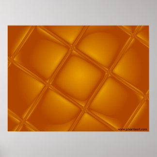 Poster âmbar borbulhante