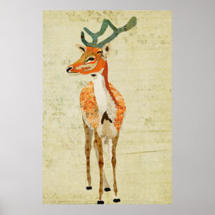 Poster ambarino da arte do fanfarrão