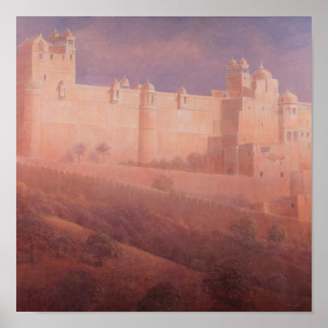 Poster Amber Fort Jaipur (Frente)