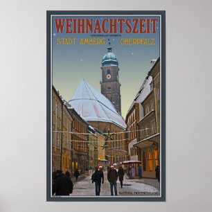 Pôster Amberg Christmas - Rathausstrasse
