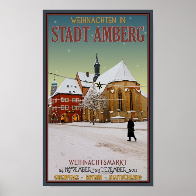 Poster Amberg Weihnachten Church (Frente)