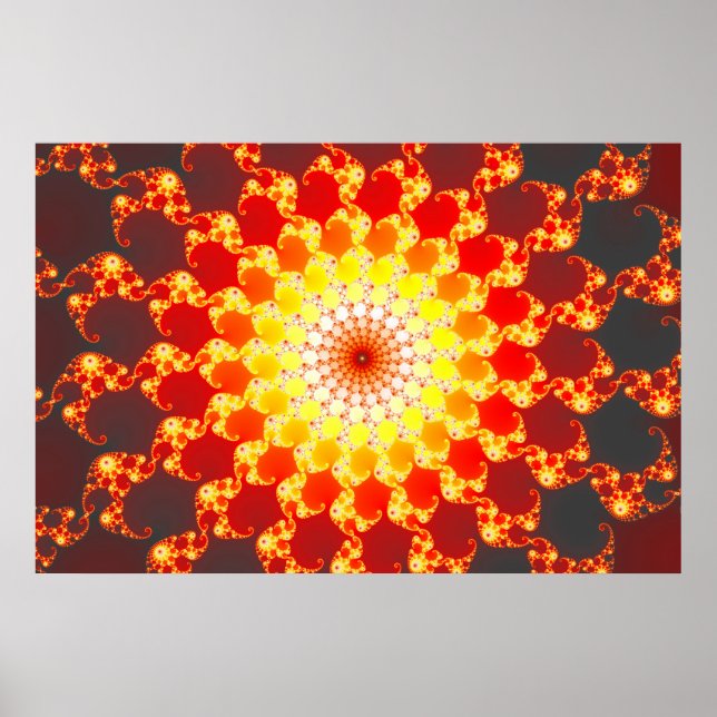 Pôster Ambição de queimadura - Fractal (Frente)