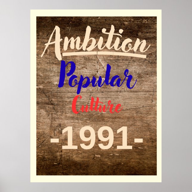 Poster Ambition: Popular Culture (Frente)