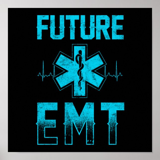 Poster Ambulância dos Estudantes EMT no Futuro do EMS (Frente)
