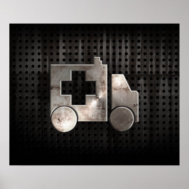 Pôster Ambulância resistente (Frente)