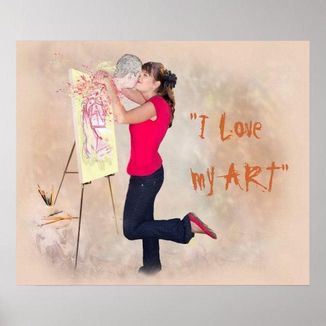 PÔSTER AME A MINHA ARTE (Frente)