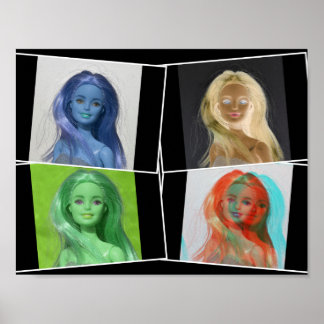 Poster Ame as minhas bonecas