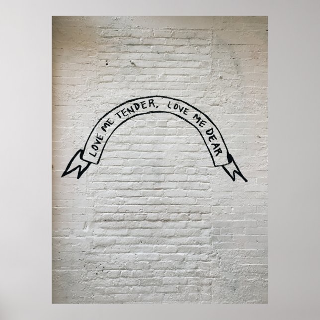 Poster Ame-me amante-me querida aspas (Frente)