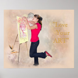 POSTER AME MINHA ARTE AMA SUA ARTE