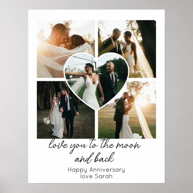 Poster Ame-o à Lua e ao Aniversário (Frente)