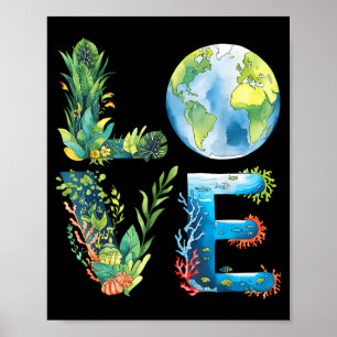 Poster Ame o dia da terra do mundo 2026 ambiental animal