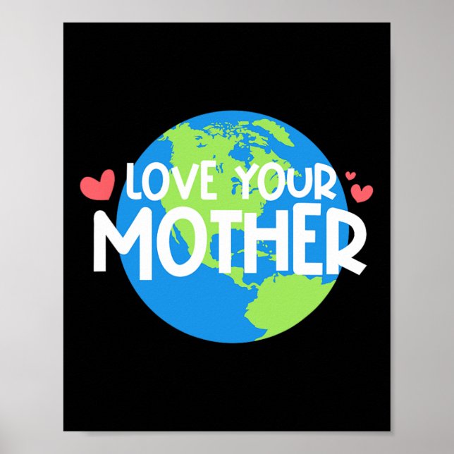 Poster Ame seu Dia da Terra Mãe (Frente)