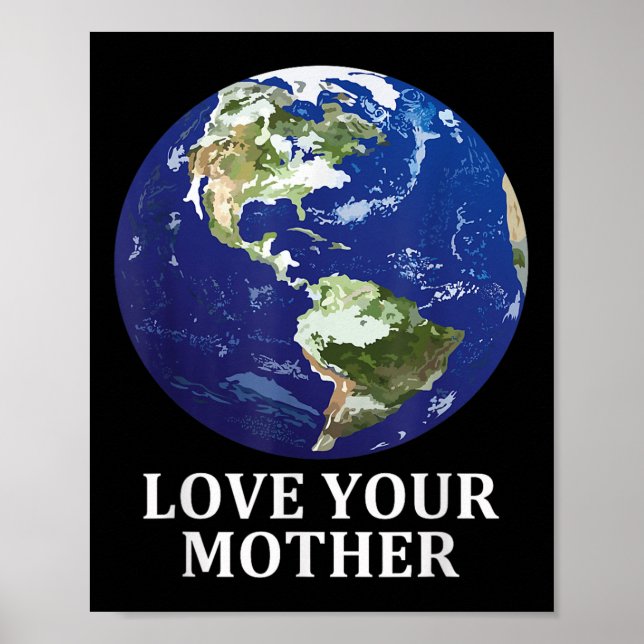 Poster Ame sua Mãe Terra - Dia da Terra 50º Anniversar (Frente)