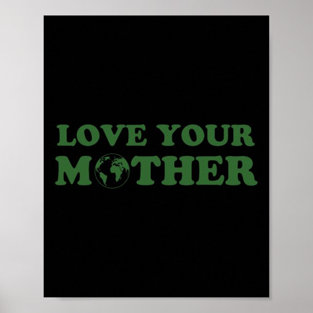 Poster Ame Sua Mãe Vintage Ambientalmente (Frente)