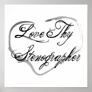 Pôster Ame Thy Stenographer