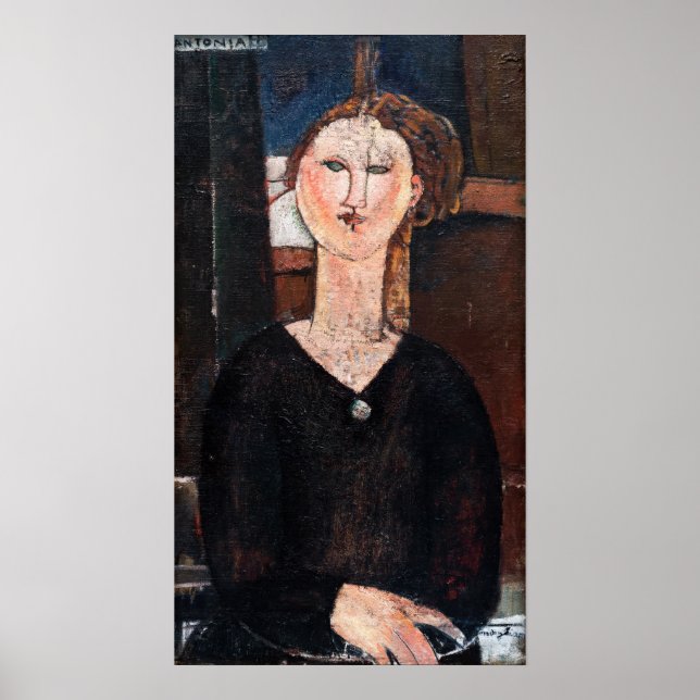 Poster Amedeo Modigliani - Antonia (Frente)