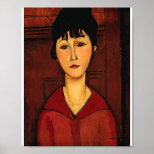 Poster Amedeo Modigliani - Chefe De Uma Menina
