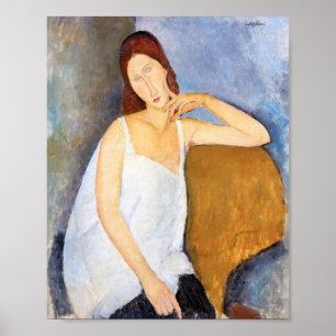 Poster Amedeo Modigliani - Jeanne Hebuterne